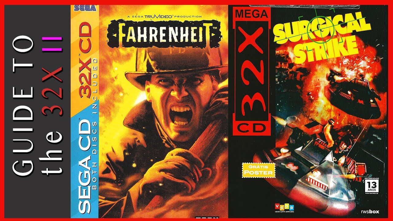 Руководство покупателя Sega 32X-CD | FAHRENHEIT, SURGICAL STRIKE +