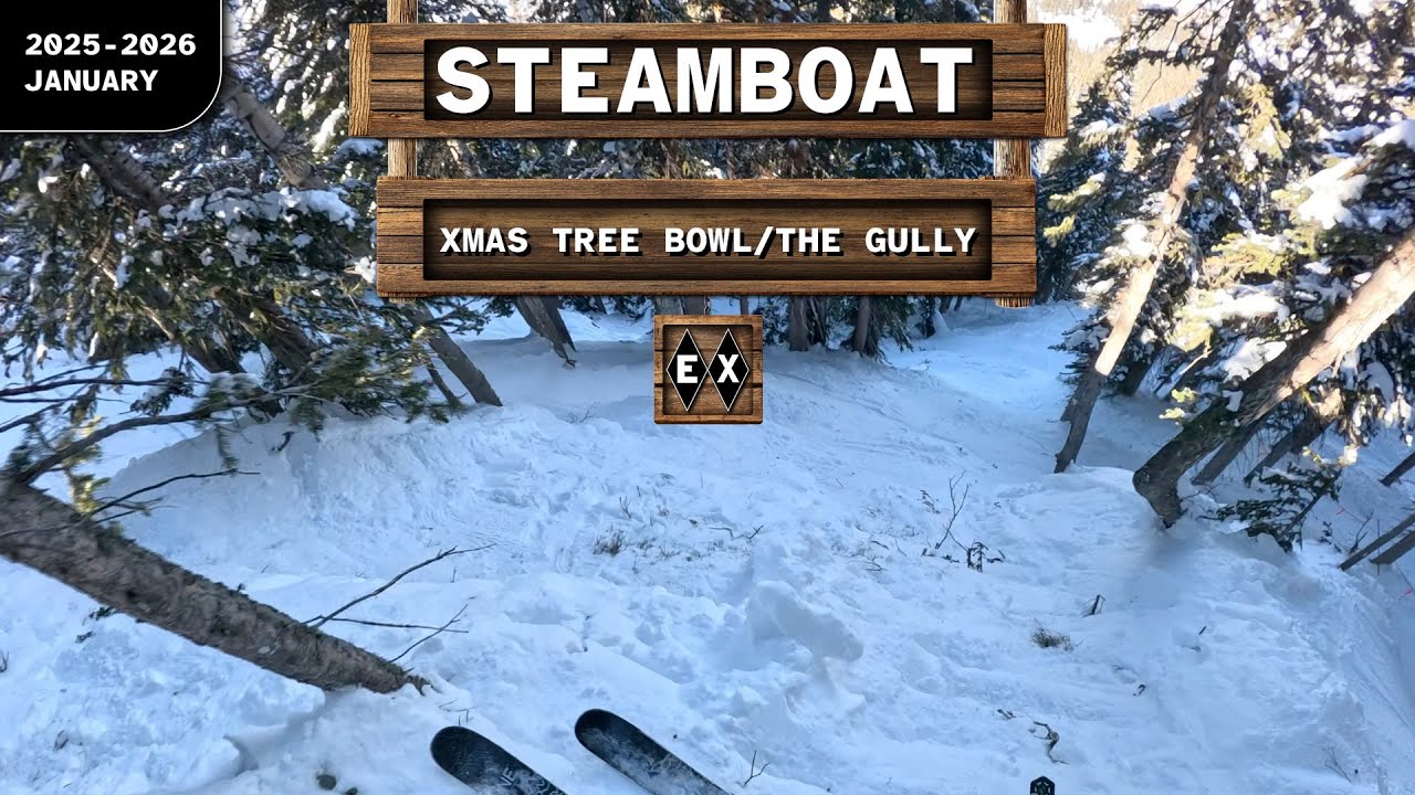 Steamboat ♢♢ Christmas Tree Bowl, The Gully, Chute 1 | Early January 2026