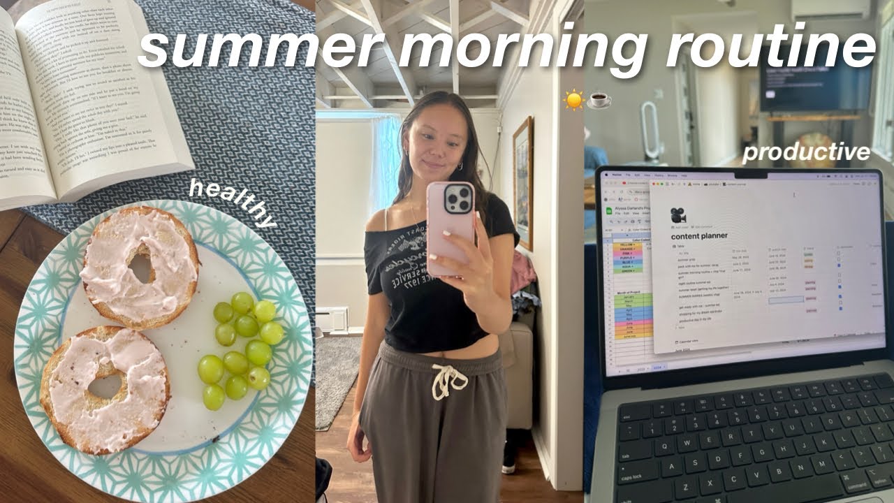 Летняя утренняя рутина 2024 ☕️☀️🌷