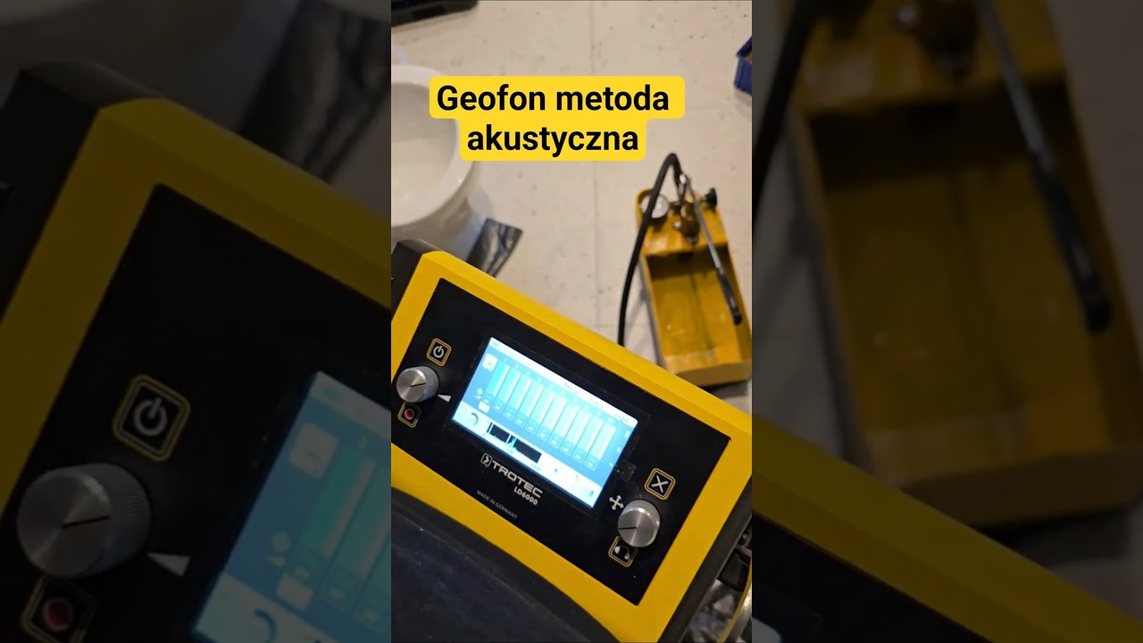 Geofon-metoda akustyczna wykrywania wycieku #geberit #plumber