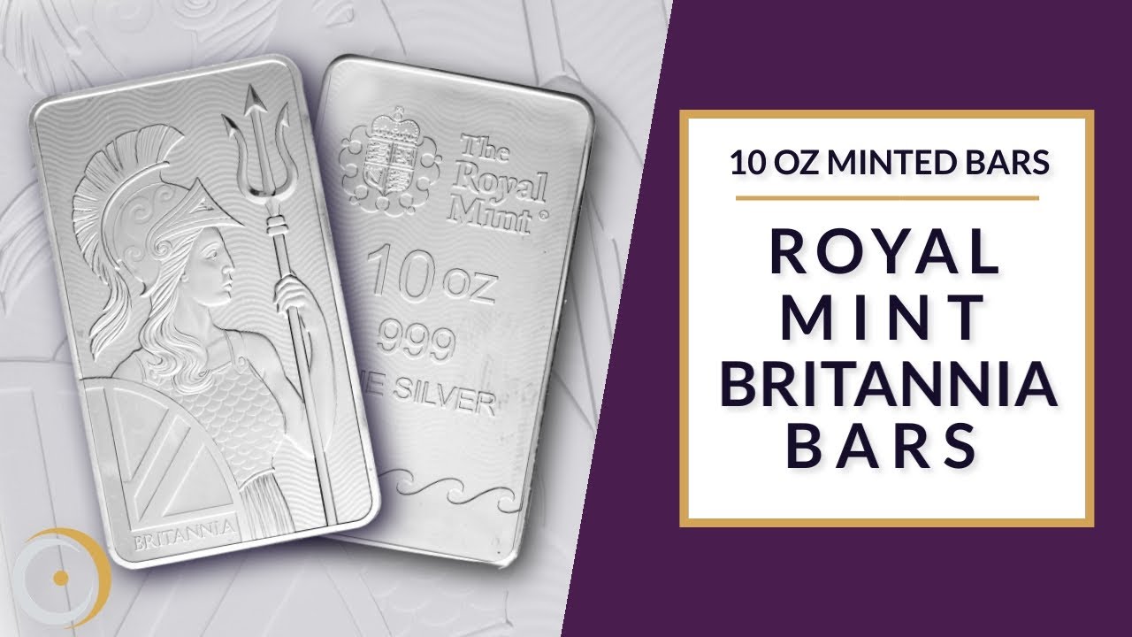 Royal Mint Britannia 10 oz Silver Bars