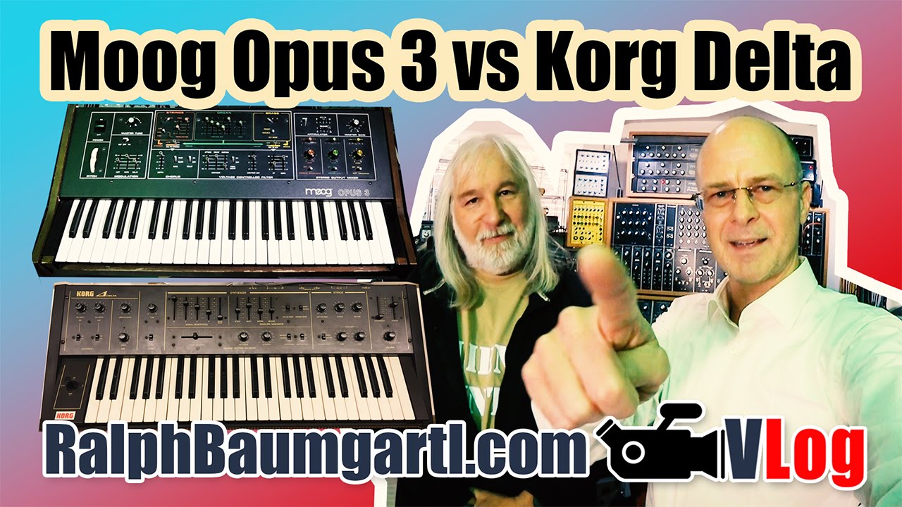 Moog Opus 3 vs Korg Delta Comparison | Analog Synthesizer Challenge