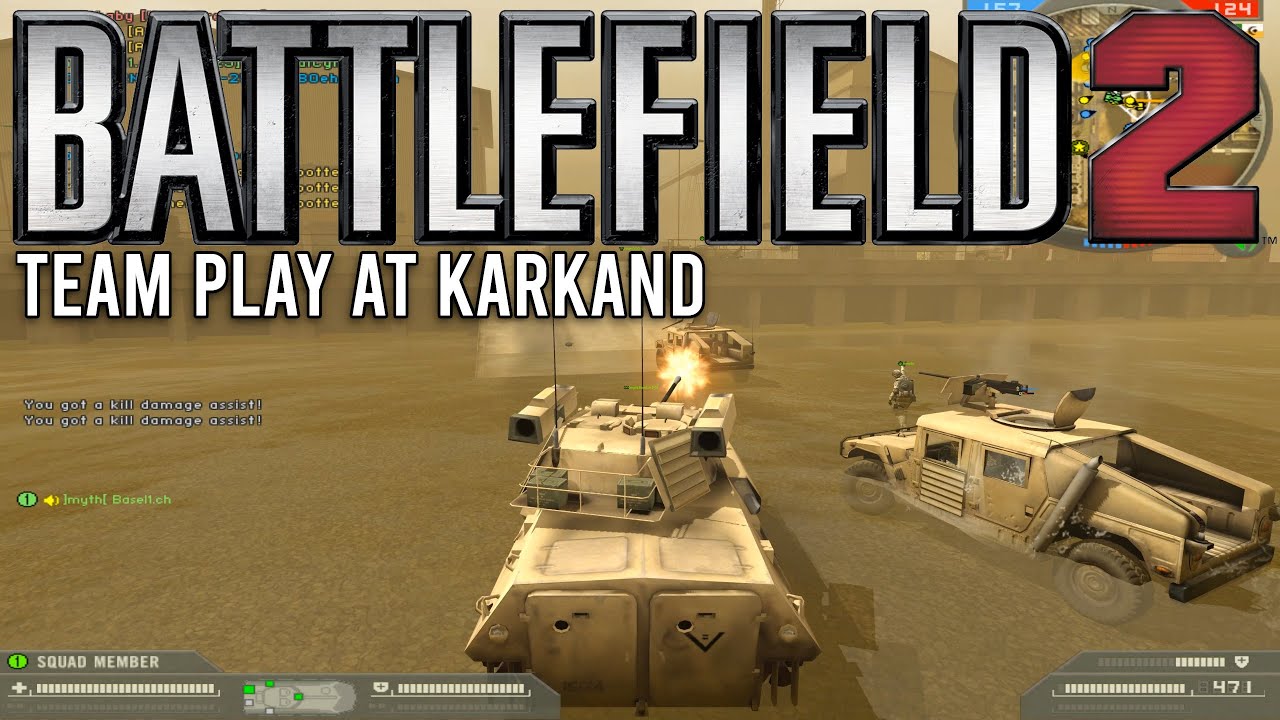 Battlefield 2 в 2025 году - командный налет на karkand