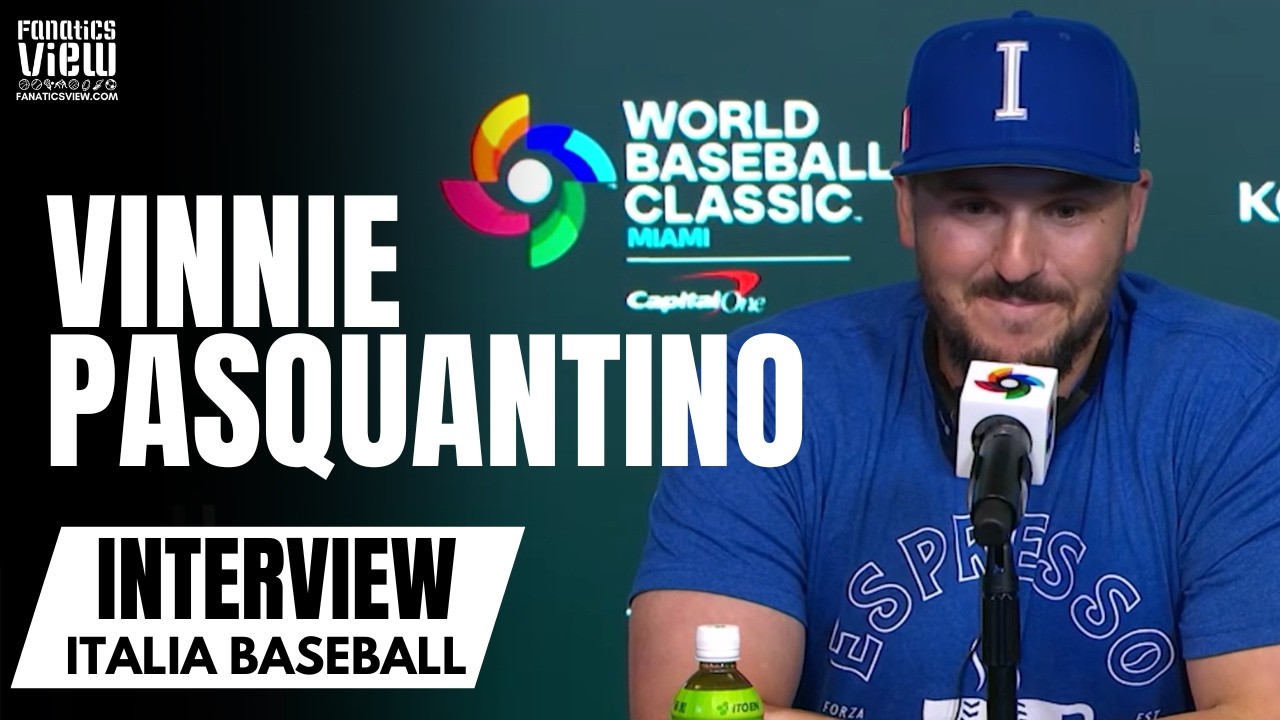 Vinnie Pasquantino talks Italy's World Baseball Classic Run, Baseball in Italy & Francisco Cervelli