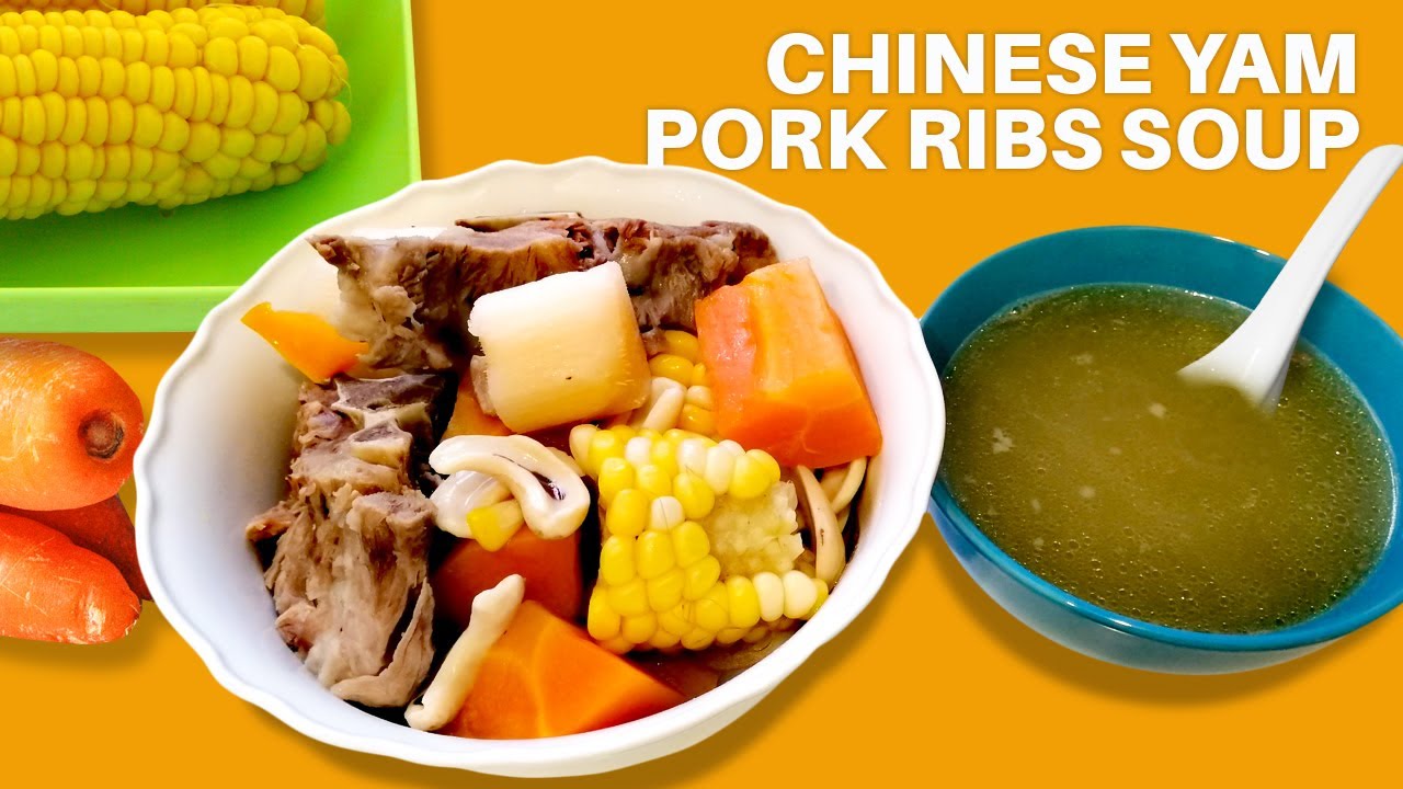 CHINESE YAM PORK RIBS SOUP | CH SECRET RECIPES