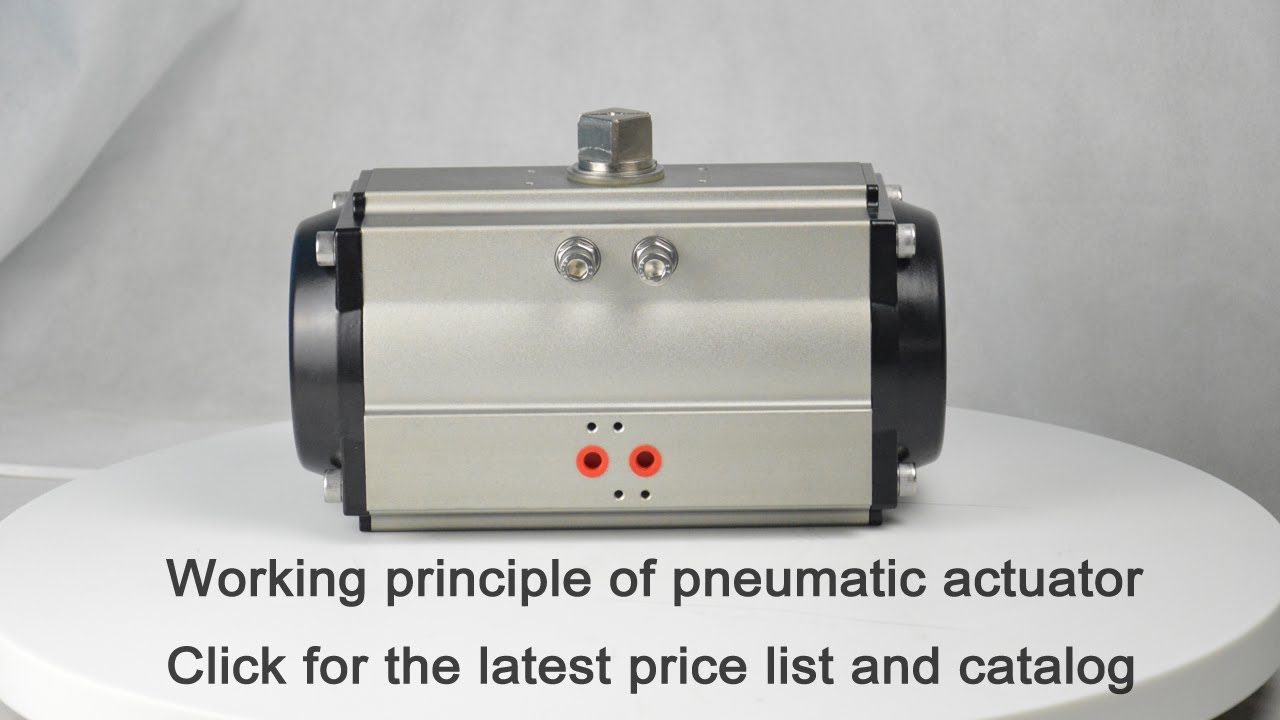 Working principle of pneumatic actuator
