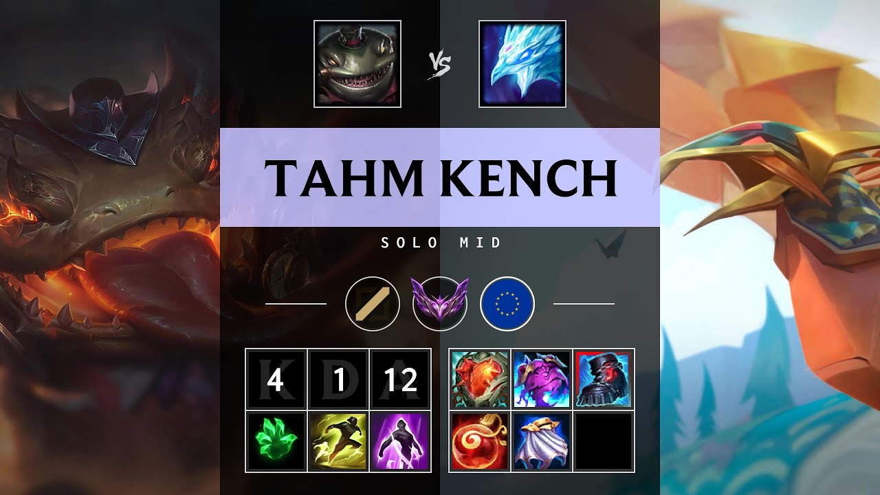 Tahm Kench Mid vs Anivia - EUW Master Patch 25.19