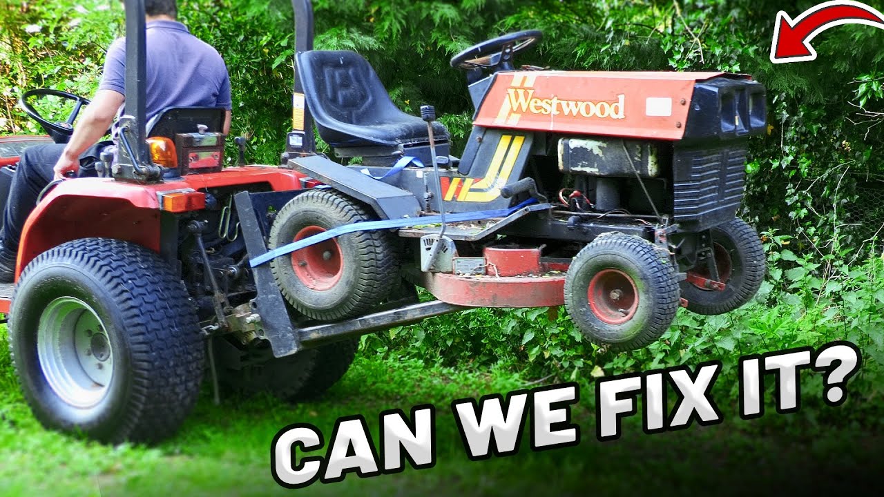 BARN FIND TRACTOR MOWER - Can We Fix It?