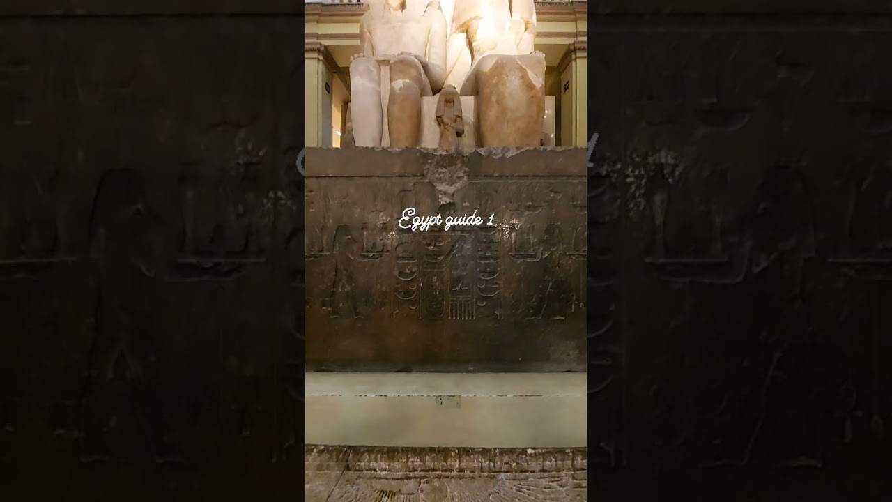 The colossal statue of King Amenhotep III and Queen Tiye #egypt #ancientegypt #pyramids #travel #art