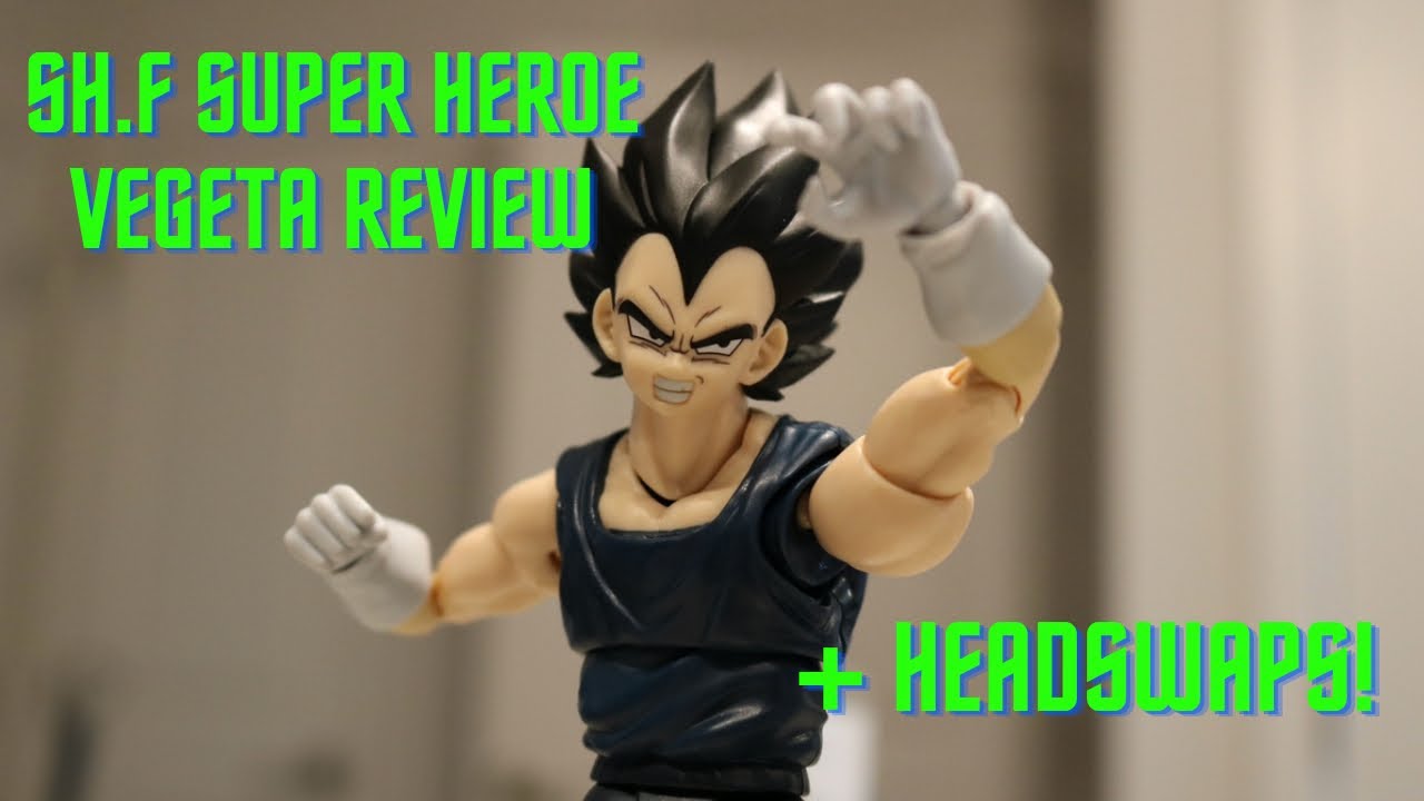 S.H.Figuarts SUPER HERO VEGETA FIGURE REVIEW & HEADSWAPS! (I COULD’NT BELIEVE IT WORKED)