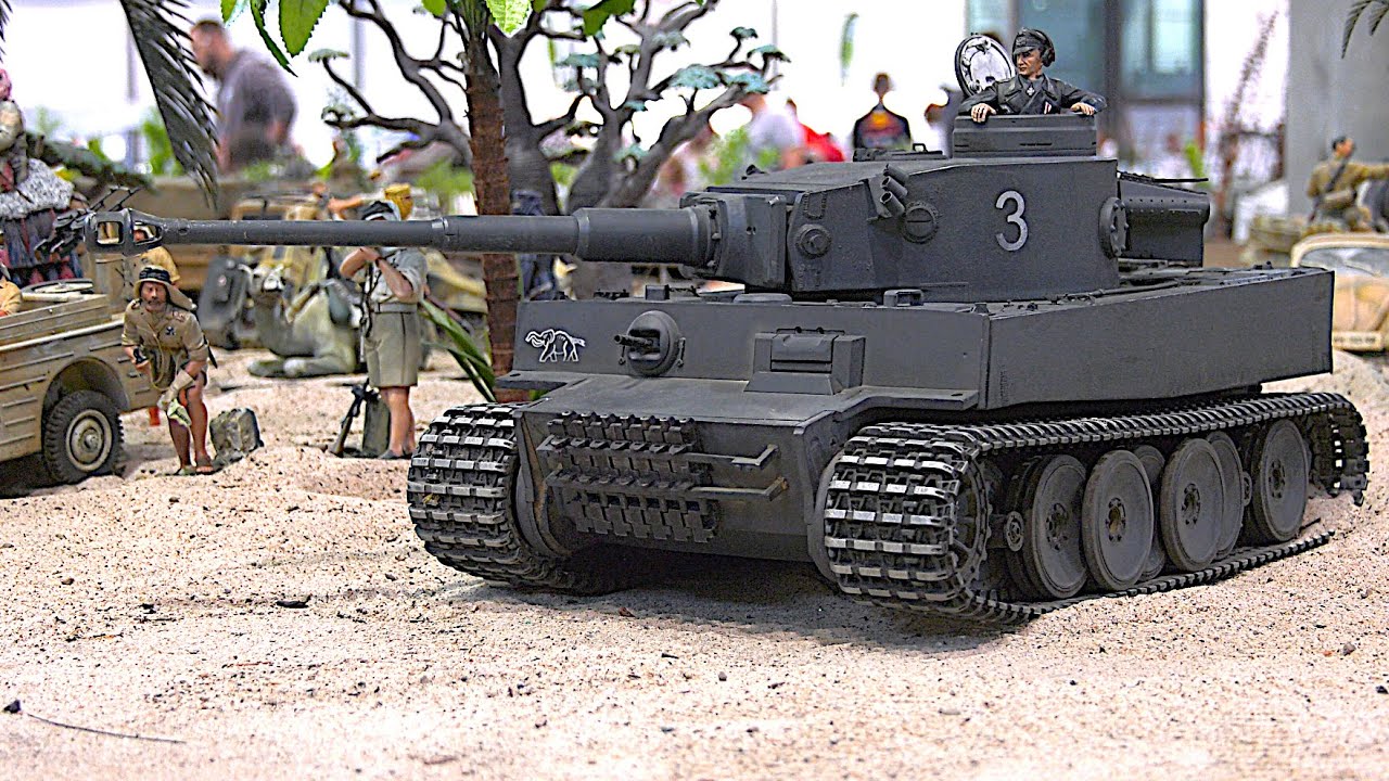 Fantastic Tanks and Trucks 50+ RC Models 1/16 Hobbymesse Leipzig 2024 WW2 Panzer IV Tiger Panther
