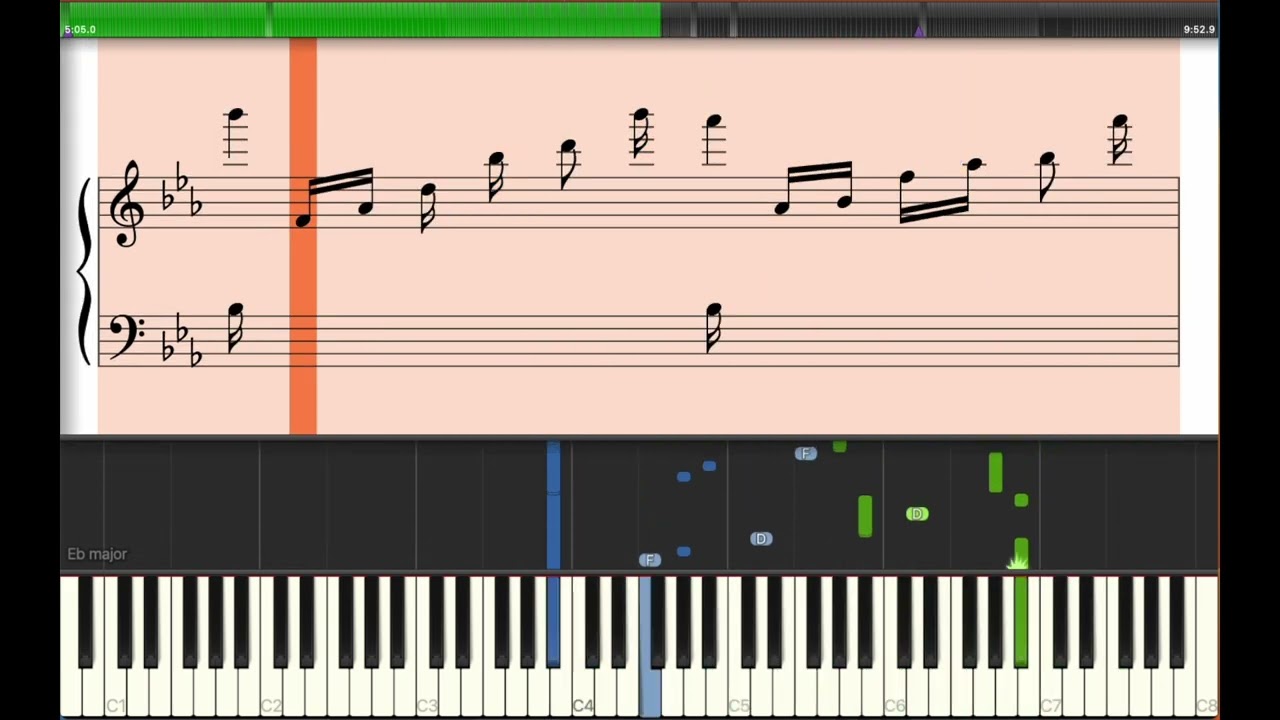 Rachmaninoff Piano Concerto 3rd Movement | Piano Songbook | [Synthesia+Sheet Music] Advanced