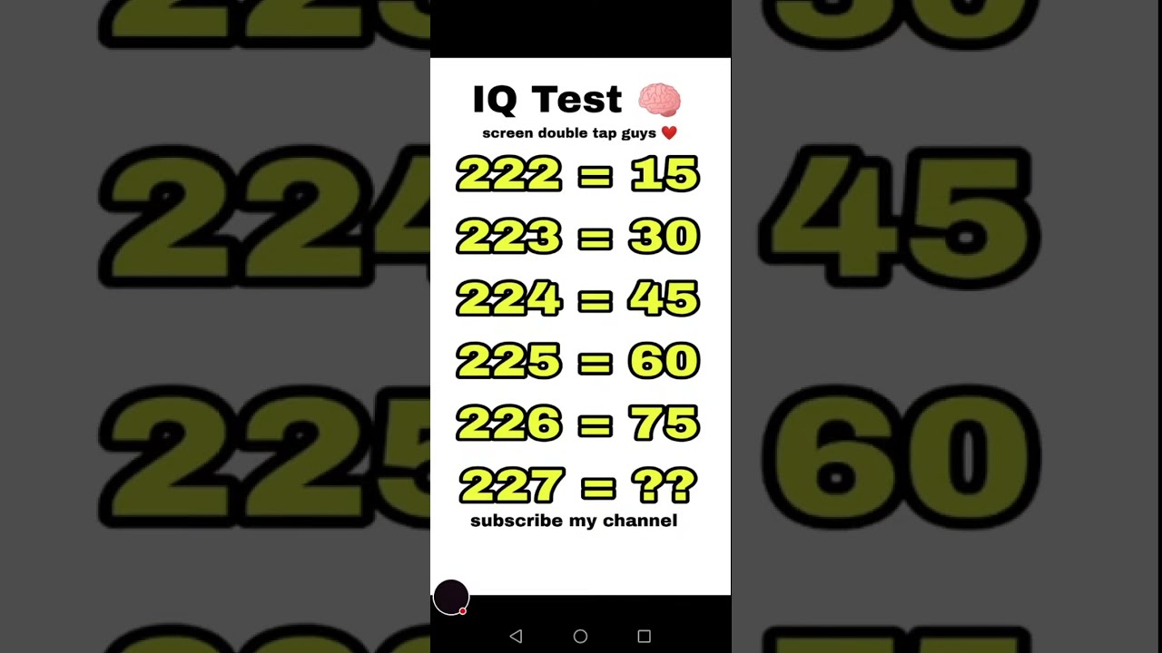 Test your IQ level🤔The easiest math riddle you llfajl!