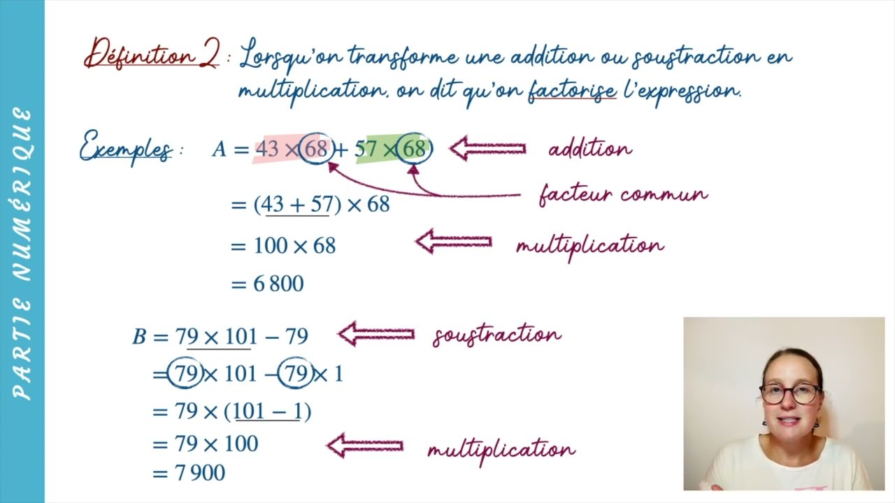 III. Developper et factoriser pour le calcul mental