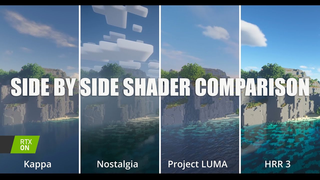 KAPPA vs Nostalgia vs ProjectLUMA vs SEUS PTGI HRR3 | Minecraft RTX