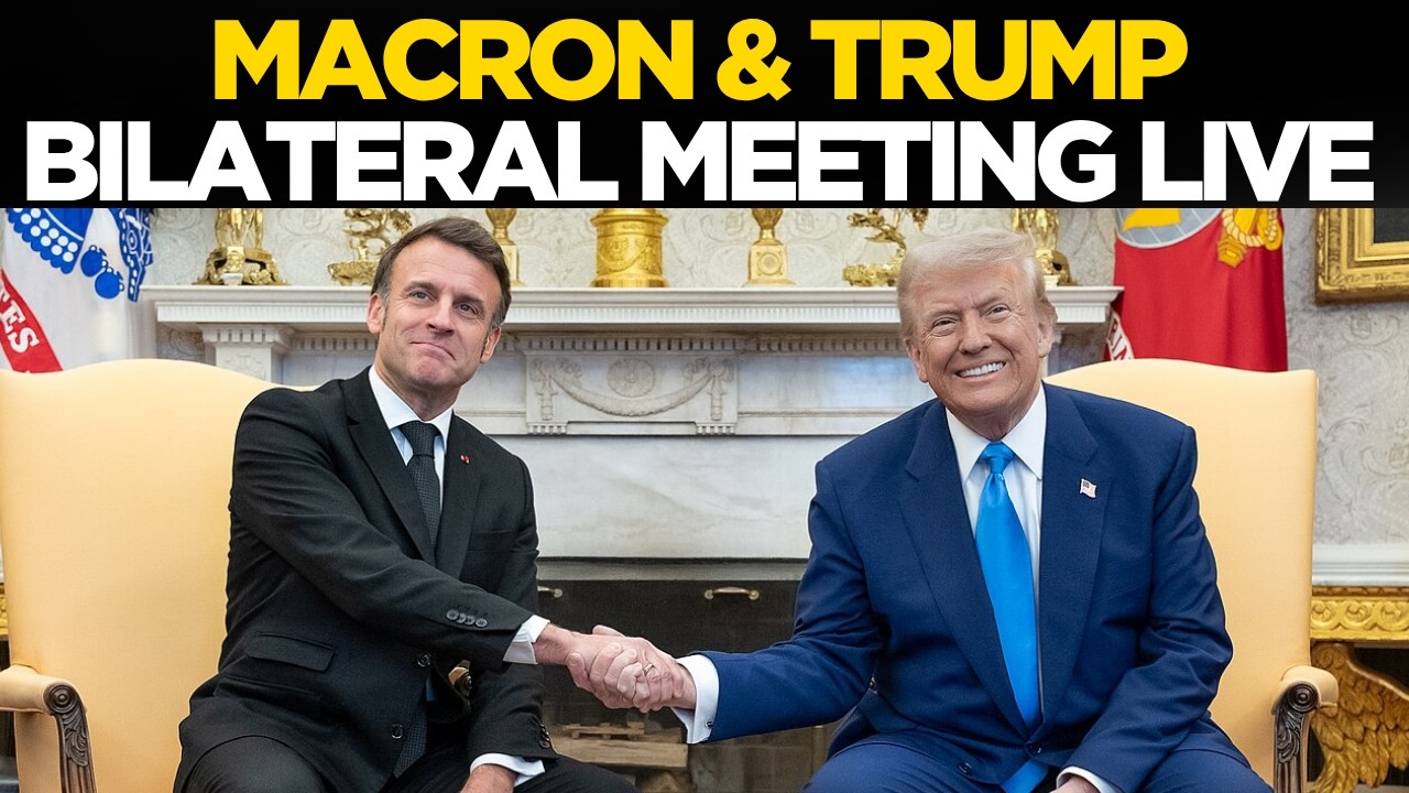 TRUMP G7 SUMMIT LIVE | Watch Macron & Trump Bilateral Meeting At High-Stakes Evian Summit