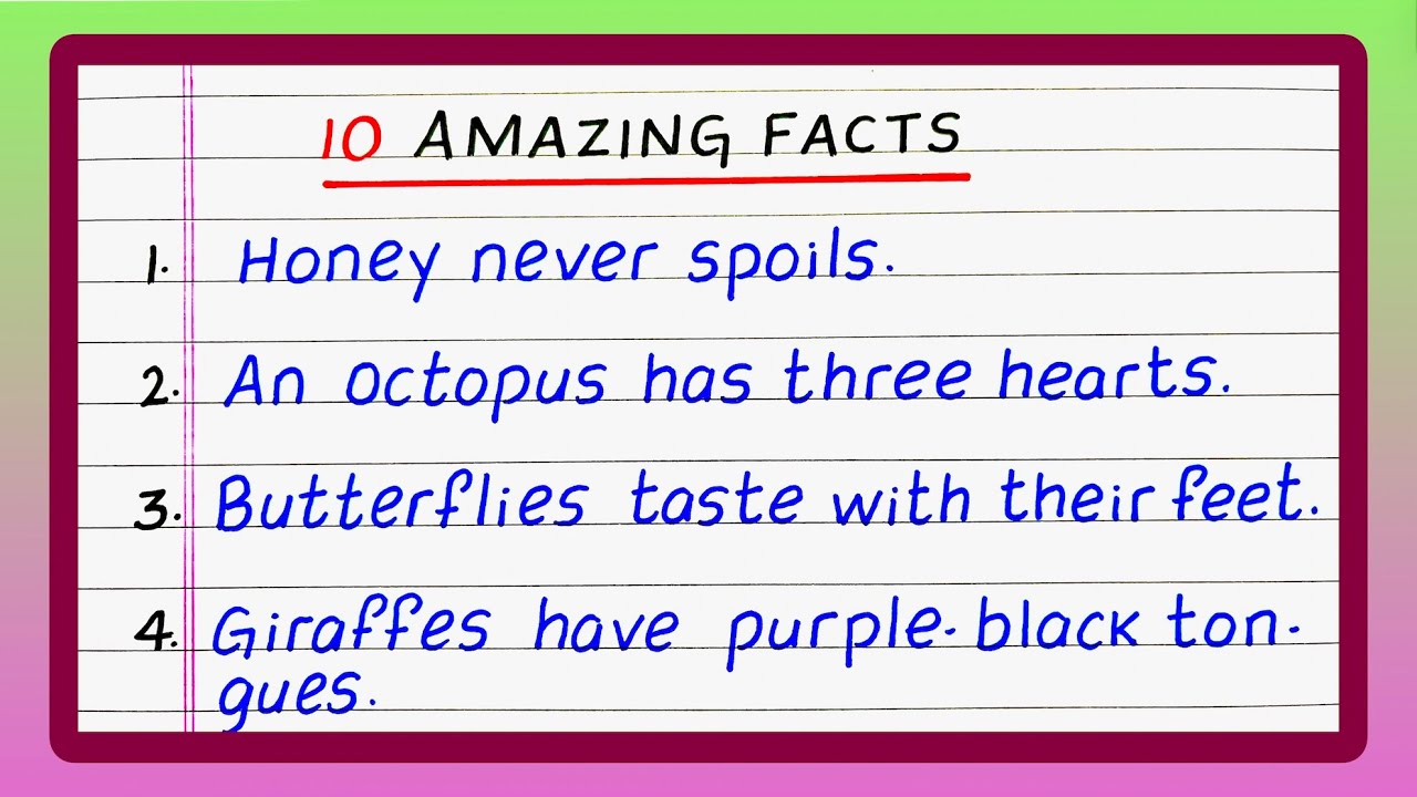 10 Amazing Facts | 10 Interesting Facts | Amazing Facts | Top 10 Amazing Facts