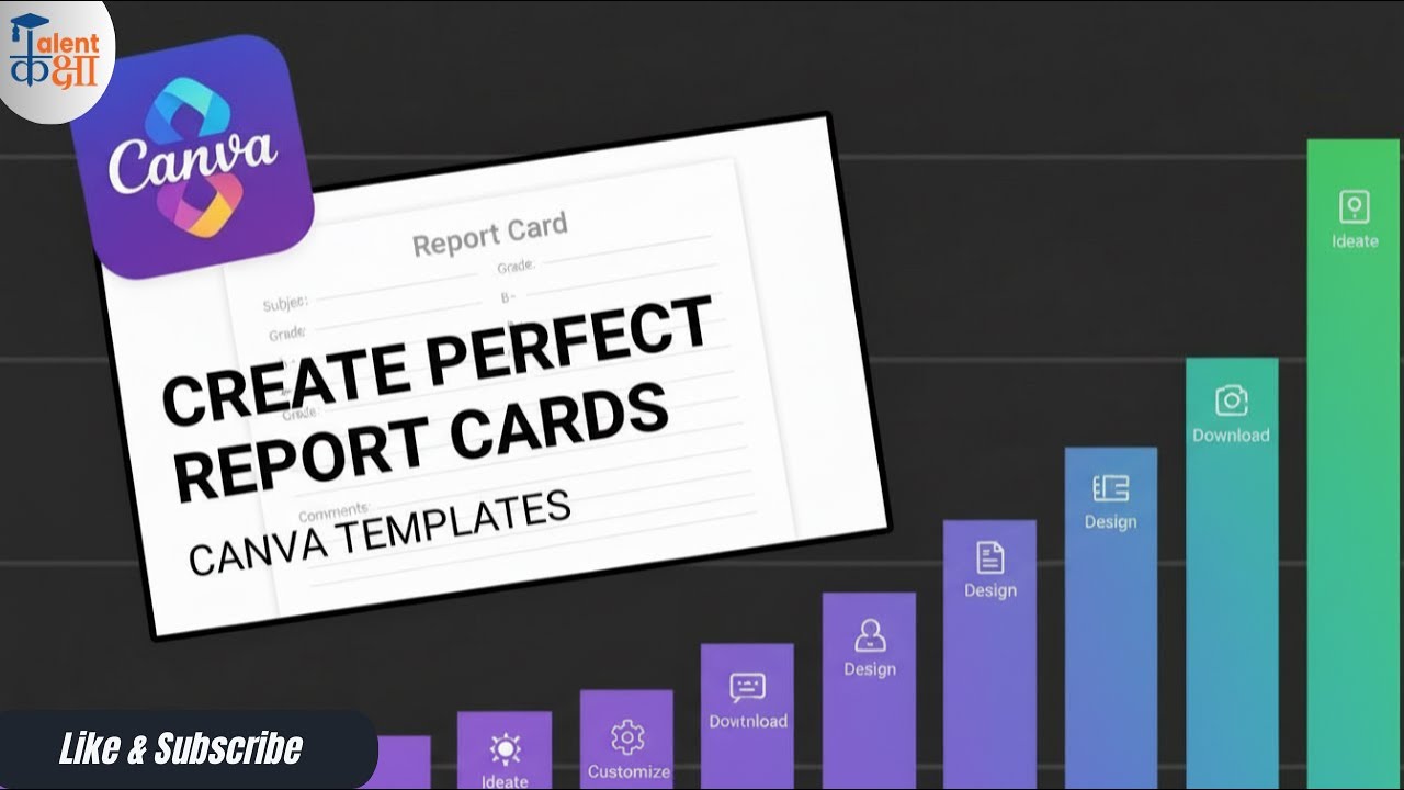 Report Cards And Fees Receipts Using Canva