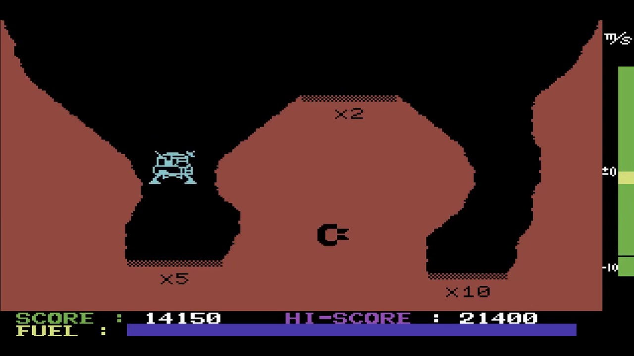 Jupiter Lander - Commodore 64 - Game #001 - 30,050 points