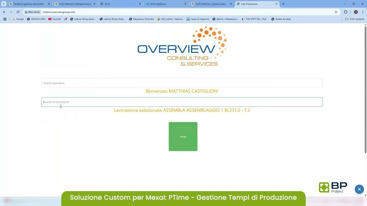 PTime Tempi di produzione - Soluzione Custom per Mexal