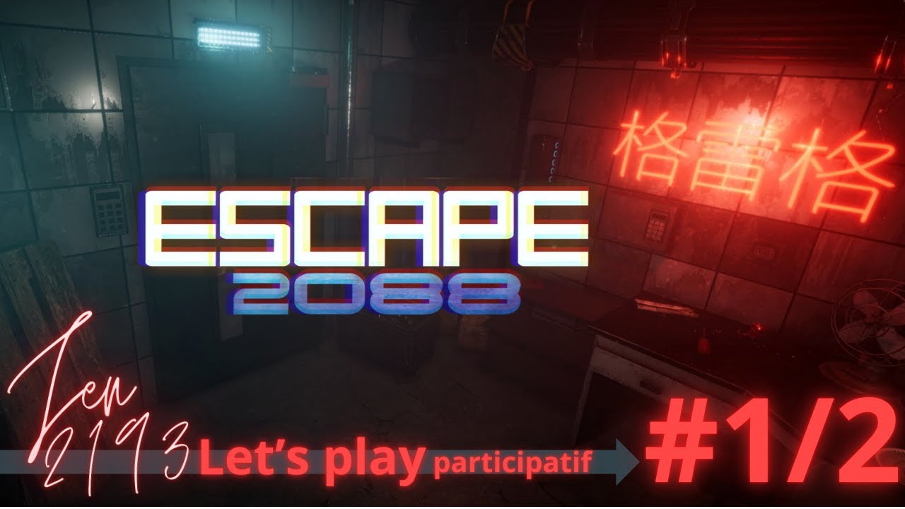 ESCAPE 2088 - Let's Play Participatif & D&eacute;couverte #01 - 🔓 LA CELLULE CRYOG&Eacute;NIQUE : NIVEAU 1/3 | PS5
