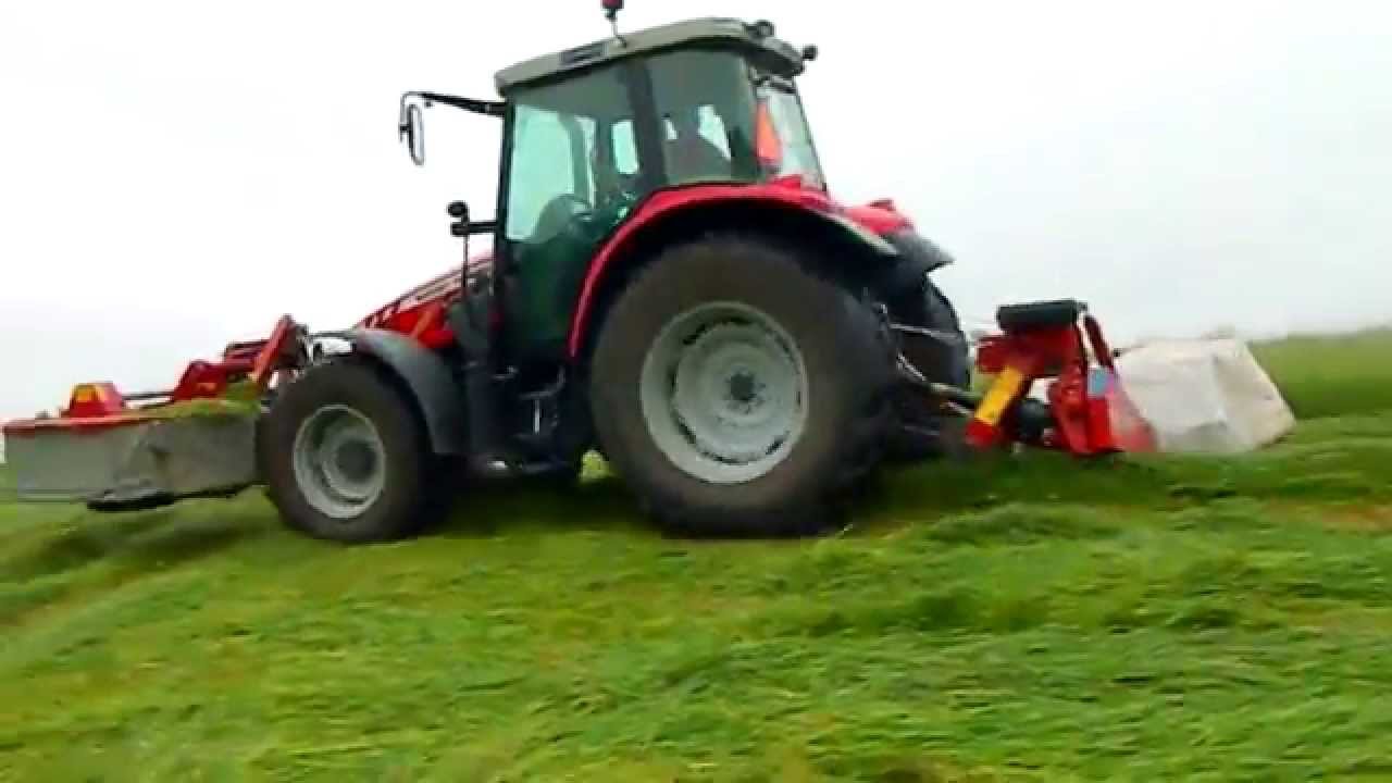 Sianokosy u Bena 2k14 | Massey Ferguson 5430 / Lely Welger RP 235 / Kuhn GMD / JF-Stoll |