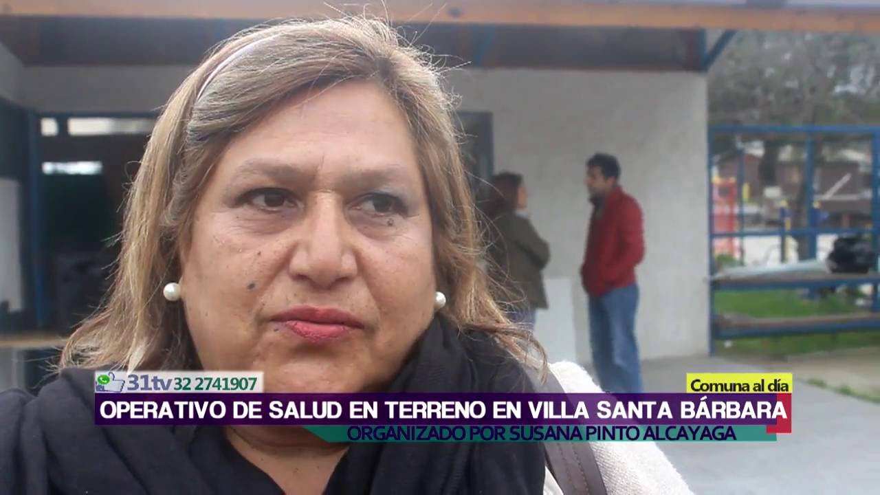 31tv Concejala Susana Pinto organiza operativo de salud en Villa Santa Bárbara