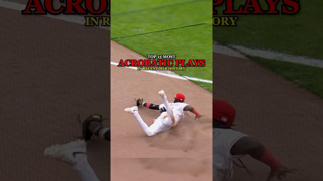 Top 15 Most Acrobatic Plays in MLB History | Part 1