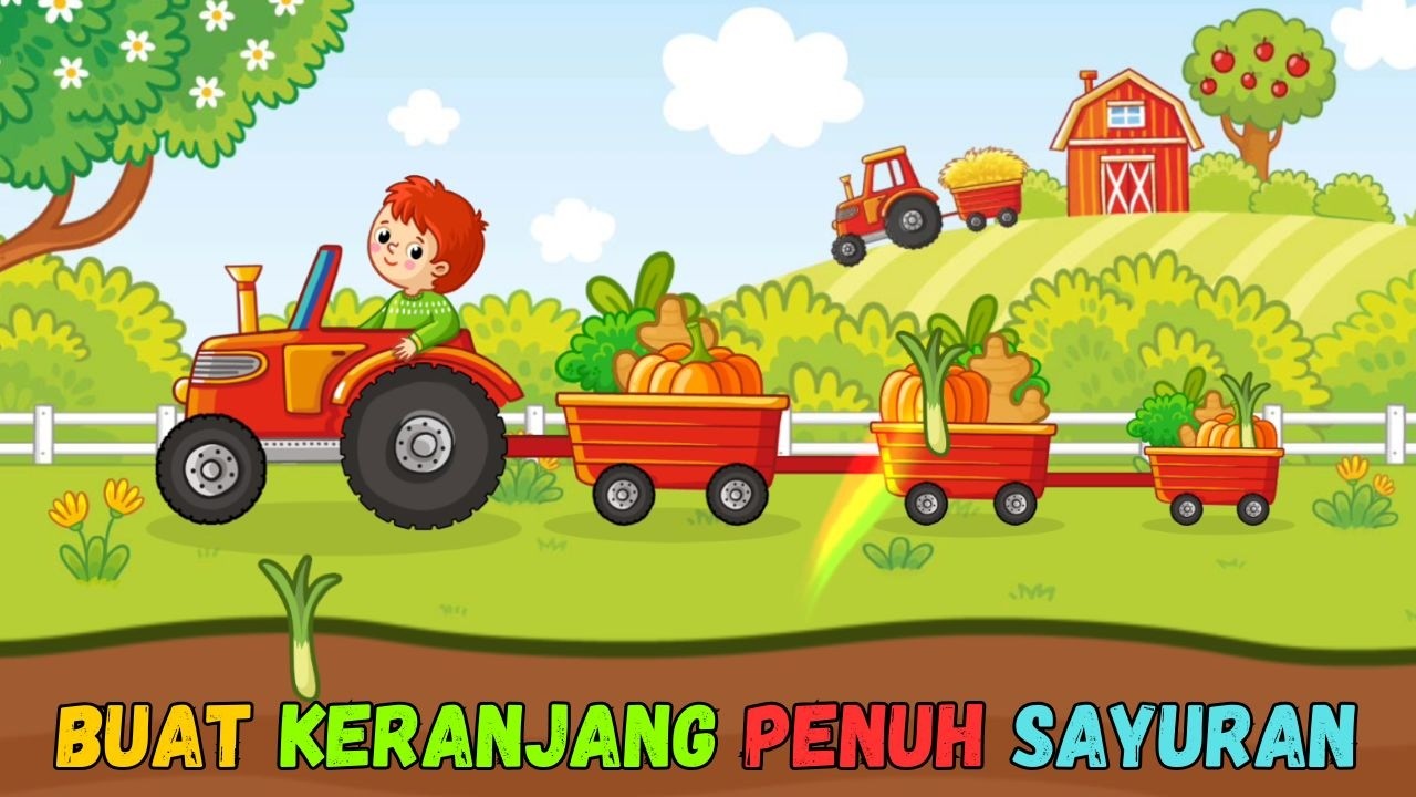 AYO MASUKIN SAYURAN INI KE KERANJANG 🥦🌶🥒🌽 | ANIMASI ANAK-ANAK