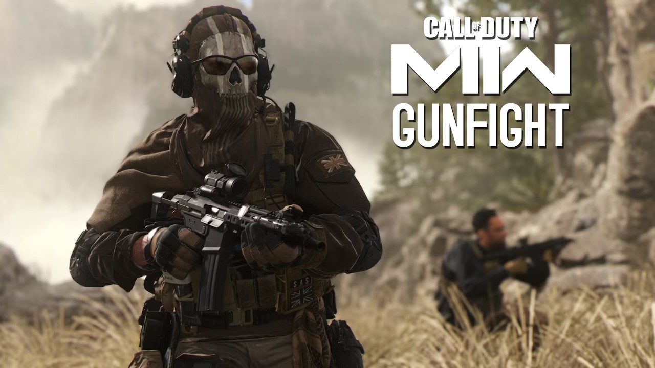 My Brother Was Not Taking This Seriously - MW2 Gunfight