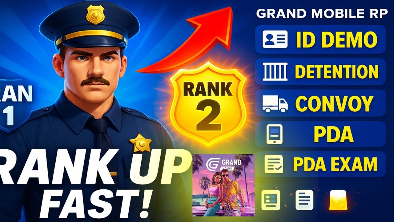 How to Get Promoted in Police Department | All Demo Tests + PDA Exam | Grand Mobile RP
