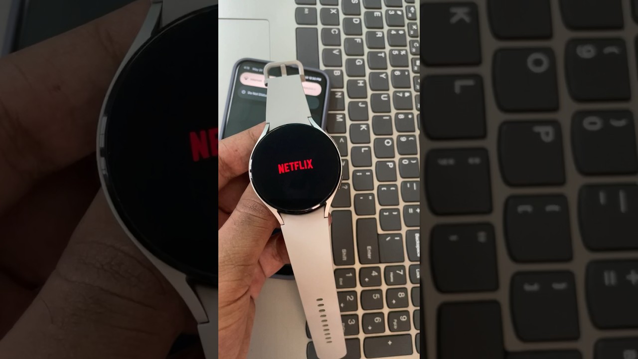 Netflix On Samsung Galaxy Watch #shorts #netflix