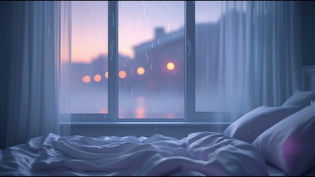 Relaxing Rainy Night | Soothing Sleep Music 🎶
