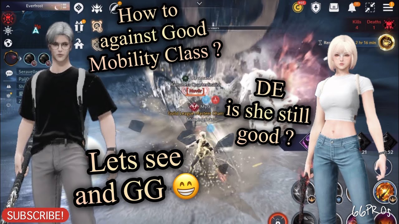 Black Desert Mobile How to against the good mobility class, 🐍Zayed vs Deadeye🔫, Is she still good ?😁