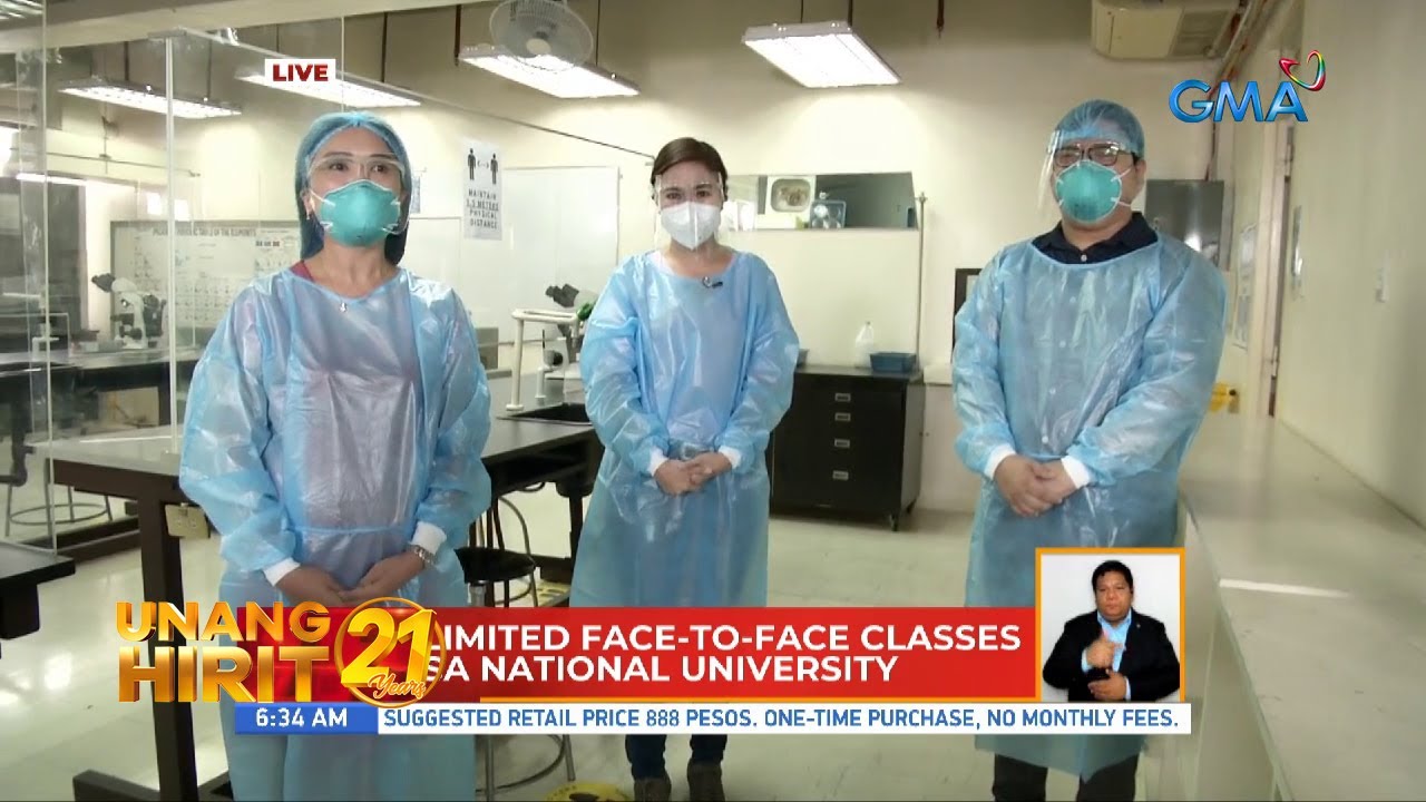 Unang Hirit: Face-to-face classes sa National University