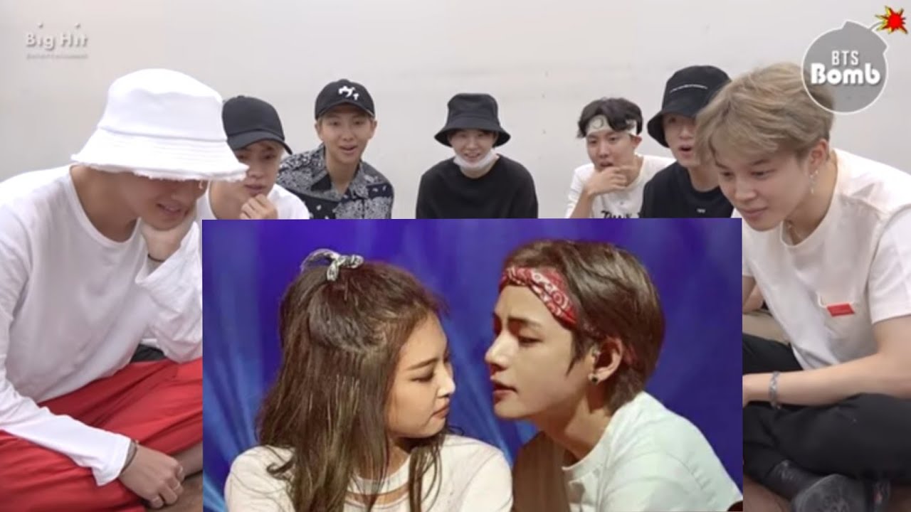 bts reaction to 💕taennie moments💕 [fmv]