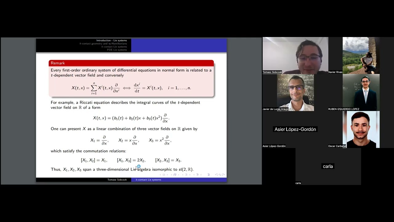 Tomasz Sobczak --- On k-contact Lie systems: theory and applications