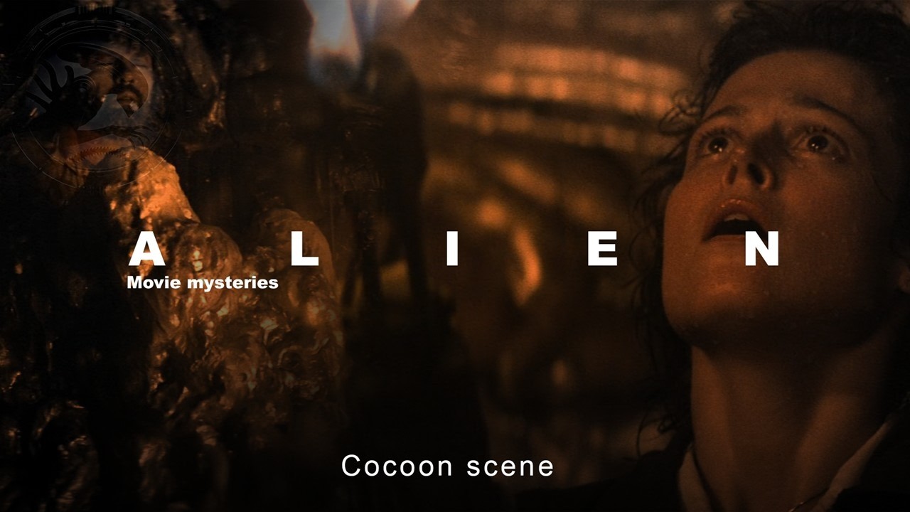 Alien (1979) Mysteries: Cocoon Scene - The fate of Dallas and Brett and the true life cycle of alien
