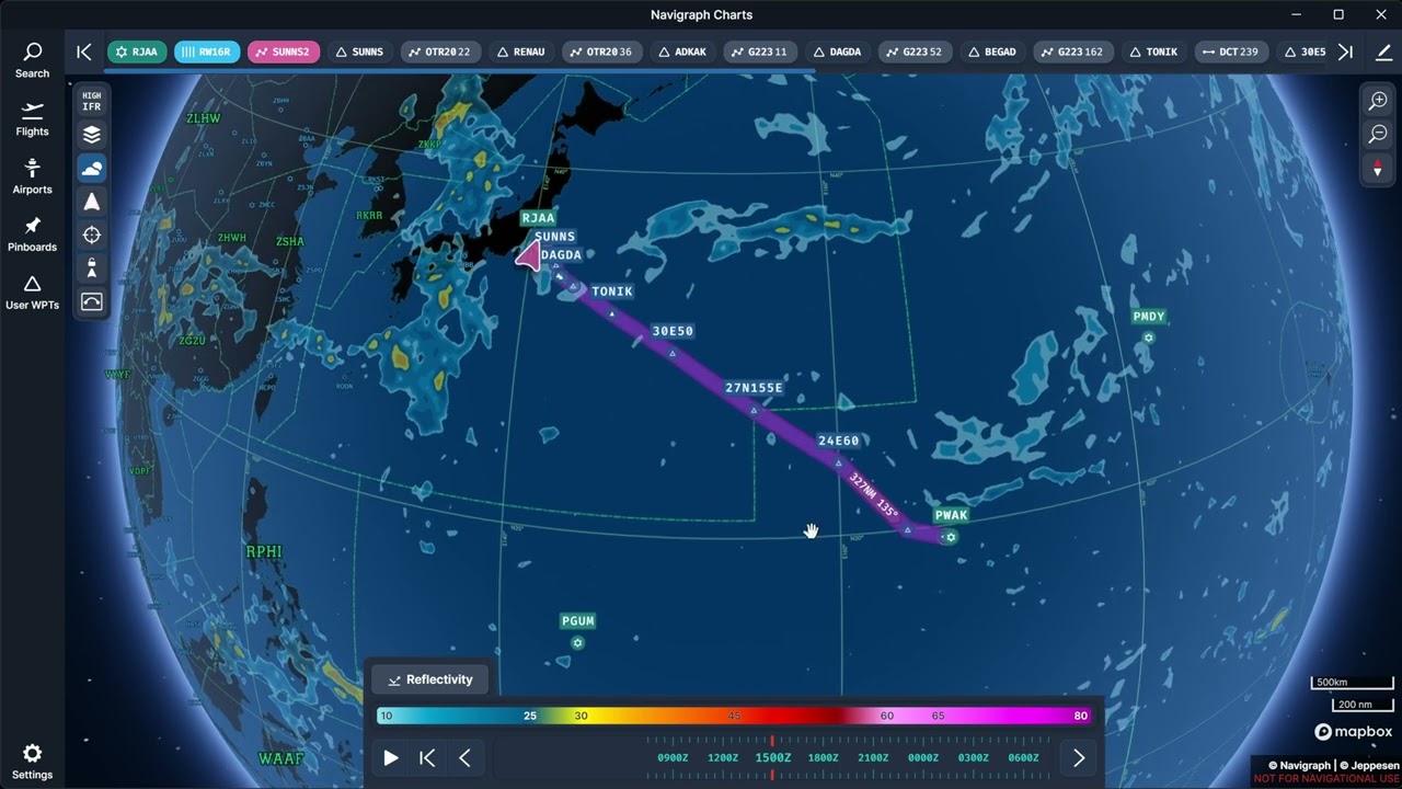That's What I've Been Waiting For! Navigraph Charts Weather Layers Update