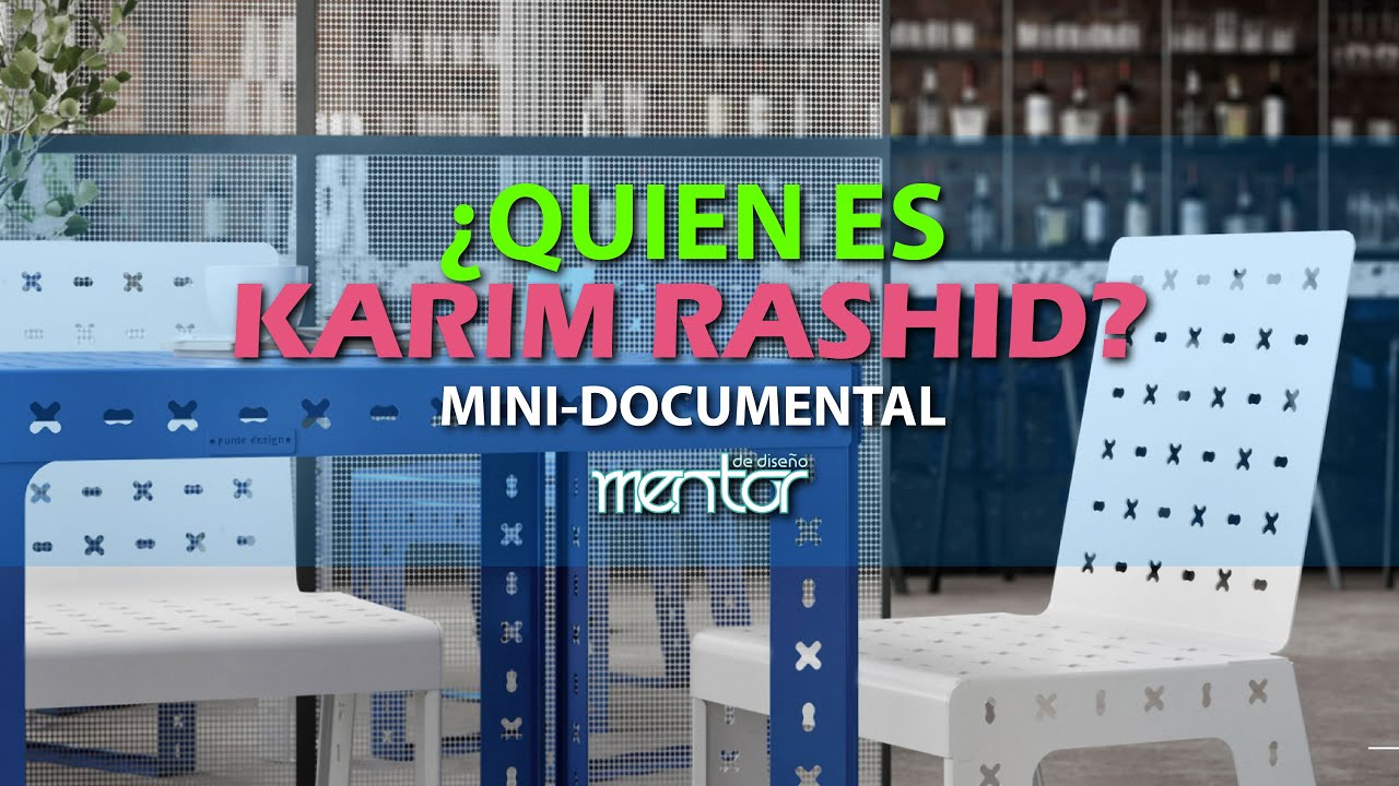 ¿QUIEN ES KARIM RASHID? | MINI DOCUMENTAL | Diseño industrial para todos. APRENDE DE DISEÑO