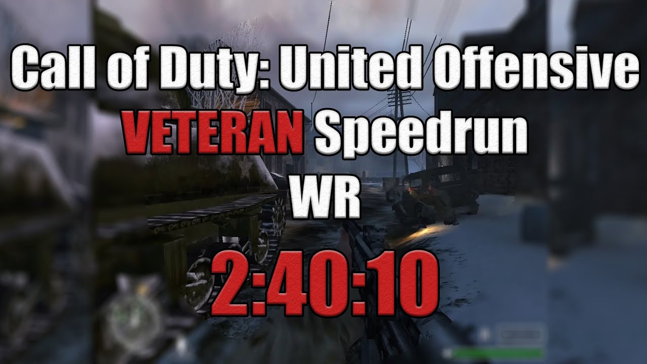 CoD: United Offensive Veteran Speedrun World Record 2:40:10