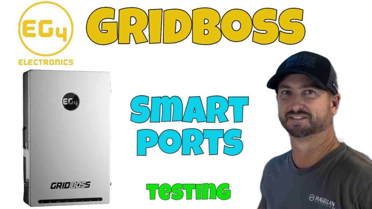Умный дом с интеллектуальной системой управления EG4 Gridboss!