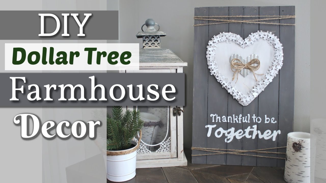 DIY Dollar Tree Farmhouse Wall Decor | Dollar Tree Valentines Day Decor 2019 | Krafts by Katelyn