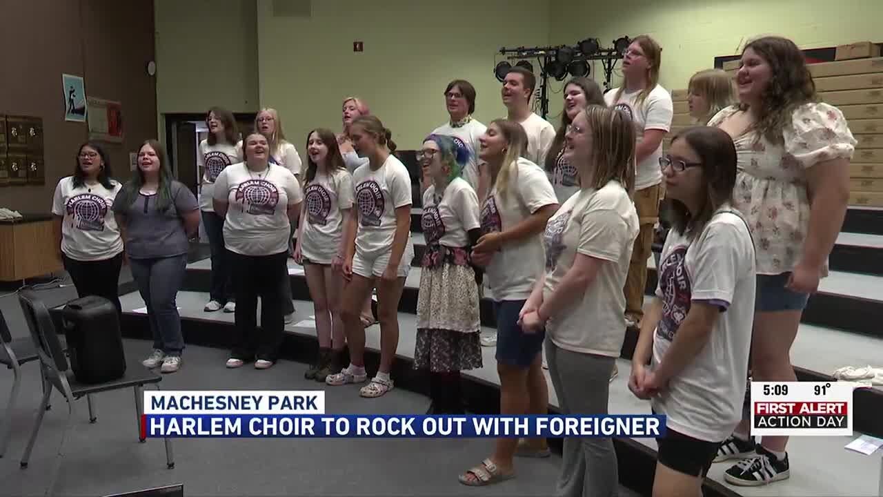 Harlem High School choir group prepares to rock the Coronado with Foreigner