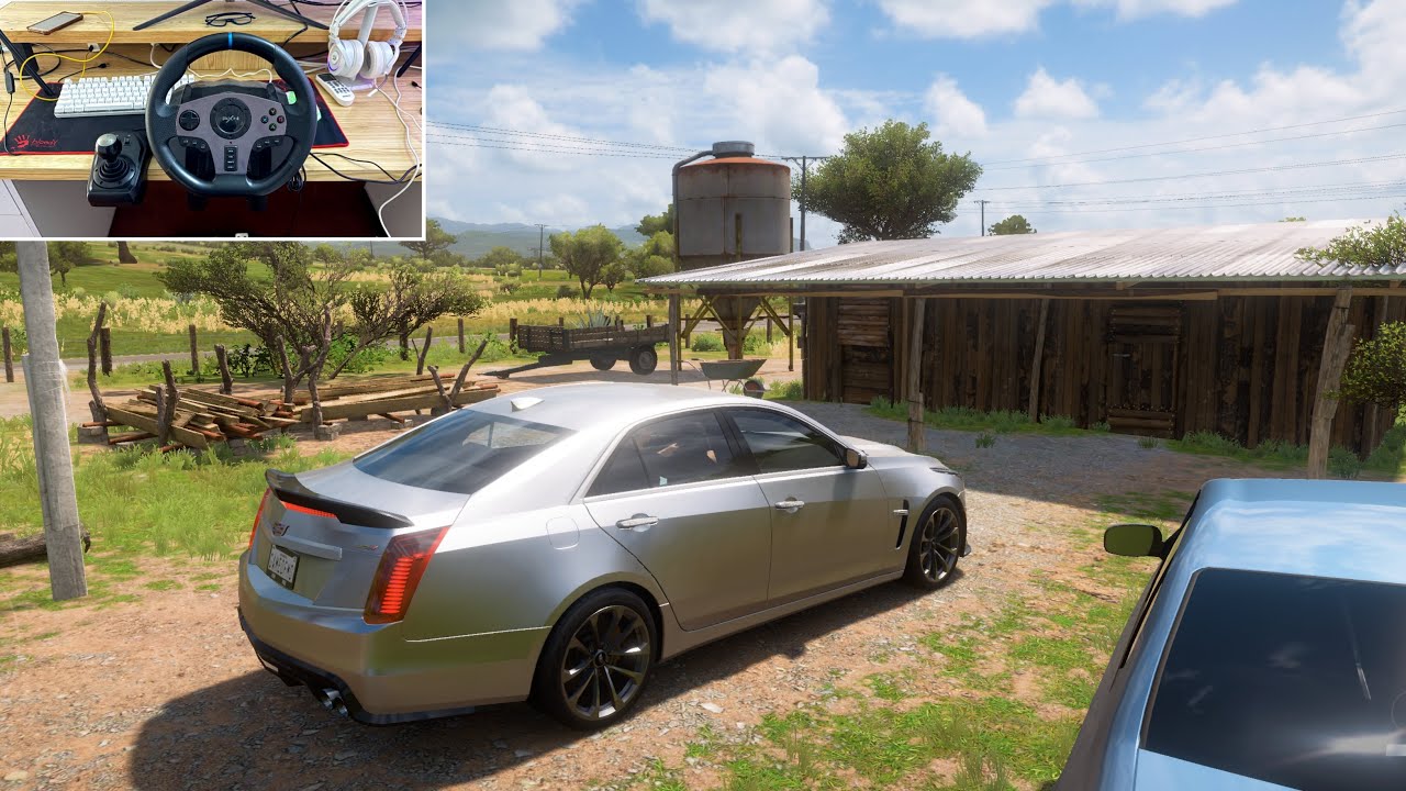2017 Cadillac CTS-V Forza Horizon 5 Steering Wheel Gameplay | Game Of Motorsports