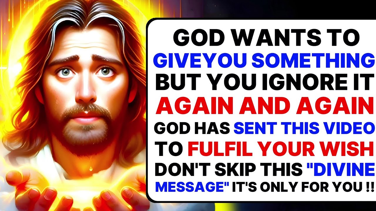 🔴GOD WANTS TO GIVE YOU SOMETHING BUT YOU IGNORE IT AGAIN AND AGAIN GOD HAS SENT THIS VIDEO । #jesus