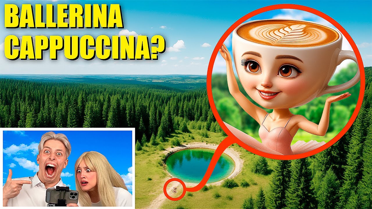 МОЙ ДРОН СНЯЛ НАСТОЯЩУЮ BALLERINA CAPPUCCINA в Реальной Жизни!
