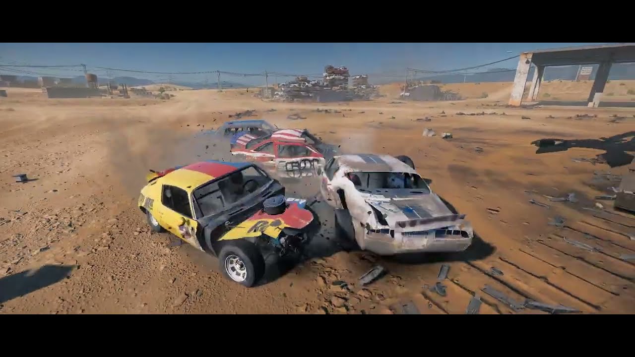 Wreckfest 2 | Scrapyard - Speedbowl & Demolition Arena | [PC Gameplay]