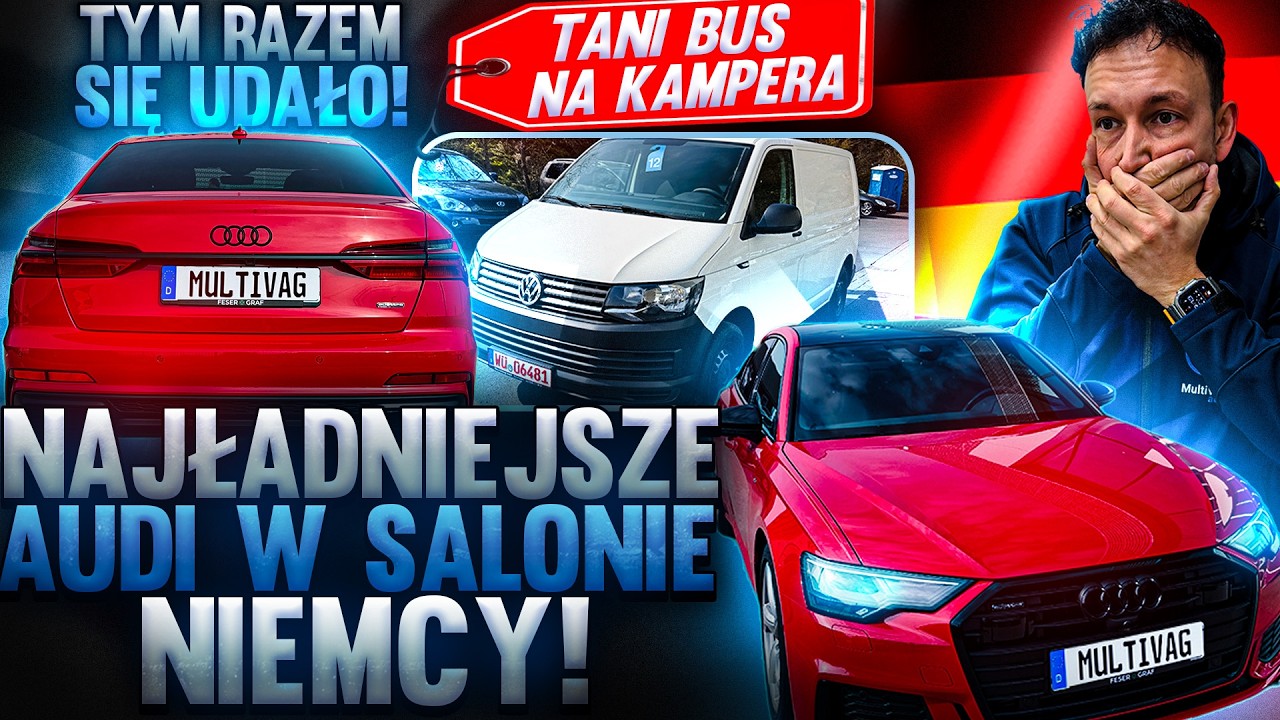 Audi A6 2,0TSI QUATTRO S line Najładniejsze w salonie Niemcy + tani bus na kampera - Auto z Niemiec