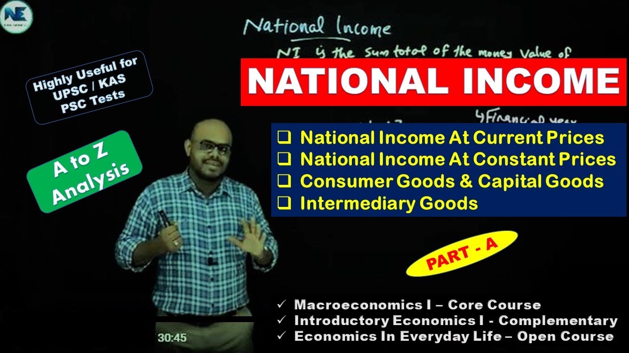 NATIONAL INCOME - NI AT CURRENT PRICES - NI AT CONSTANT PRICES – CONSUMER GOODS & CAPITAL GOODS